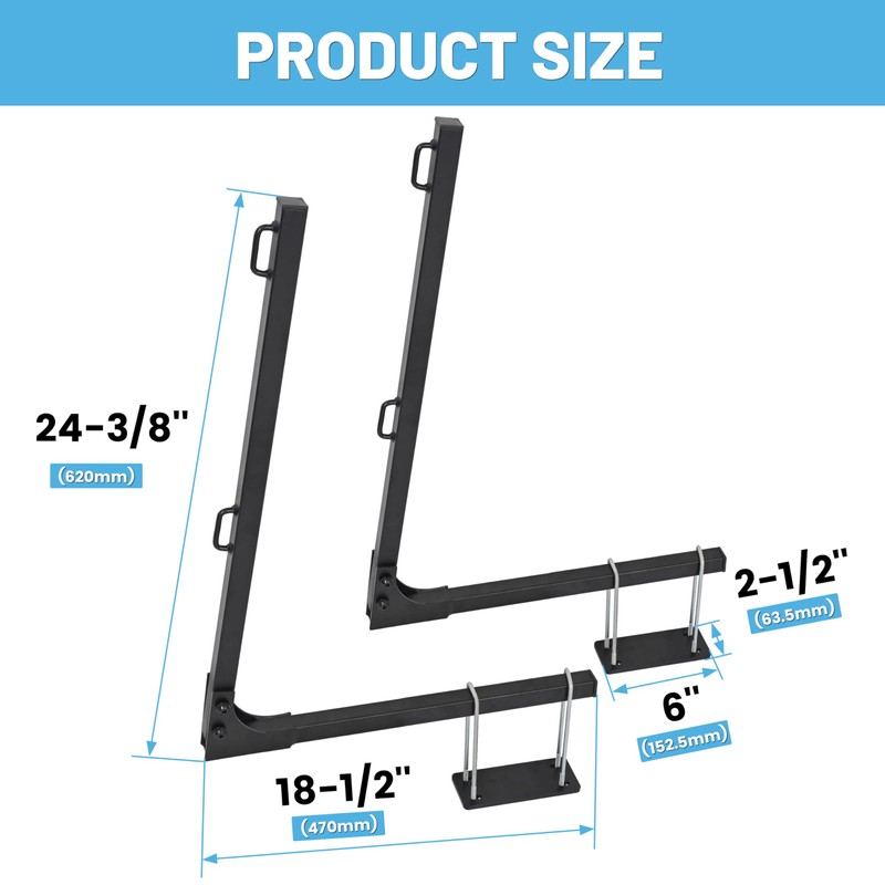 JMTAAT New RV Bumper Mount Tote Tank Carrier Secure Tank