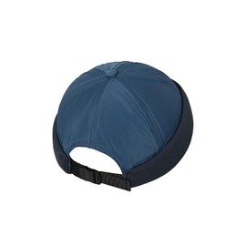 Croogo Casual Visor-Less Sailor Cap Brimless Fisherman Leon Hat Rolled Cuff No Visor Skull Docker Beanie Cap,Blue-WBBH2401