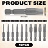 10PCS Security Screwdriver Bits Set, Magnetic Pentagon Head Screwdriver Bit