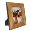 IKEREE 4x6 Rustic Picture Frames with Natural Bark Edges, Brown
