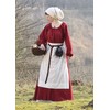 Battle-Merchant Long Medieval Cotton Apron for Medieval Viking LARP or