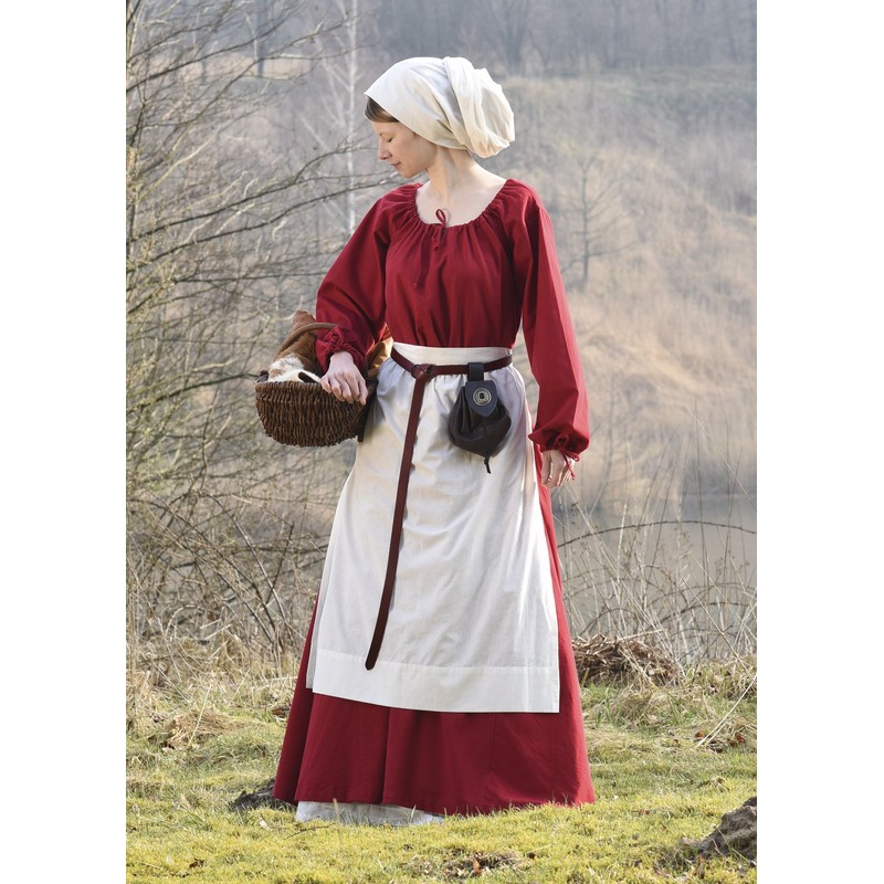 Battle-Merchant Long Medieval Cotton Apron for Medieval Viking LARP or