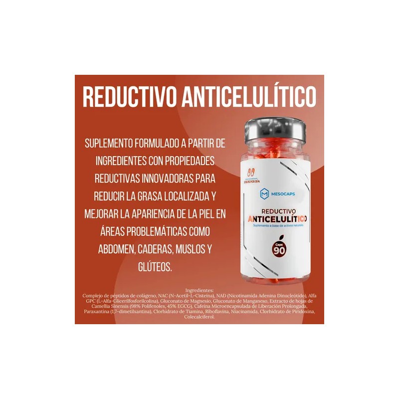 Suplemento Reductivo Anticelulítico + Lipoenzimas 90 Cáps