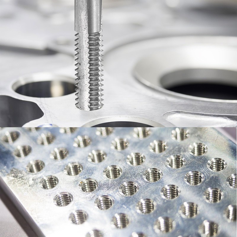 sourcing map Tap and Drill Bit Set, 2pcs M5 x