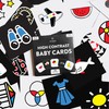 Spiggly High Contrast Baby Flashcards, Newborn Brain Development Toys, Visual