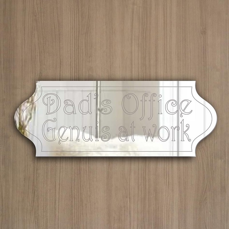 "Dad's Office" Door Sign Plaque