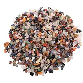 NKlaus 100g Africa Mix small tumbled stones 8-15mm gemstones natural gemstones deco gemstone beads natural shape 12950
