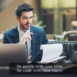 Missfive 2-Pack Mens Premium Bifocal Reading Glasses Blue Light Blocking, Computer Readers Metal Frame with No Broken Spring Hinge, Far/Near Dual-use Eyeglasses 1 Blue & 1 Gun-Silver, 2.0x