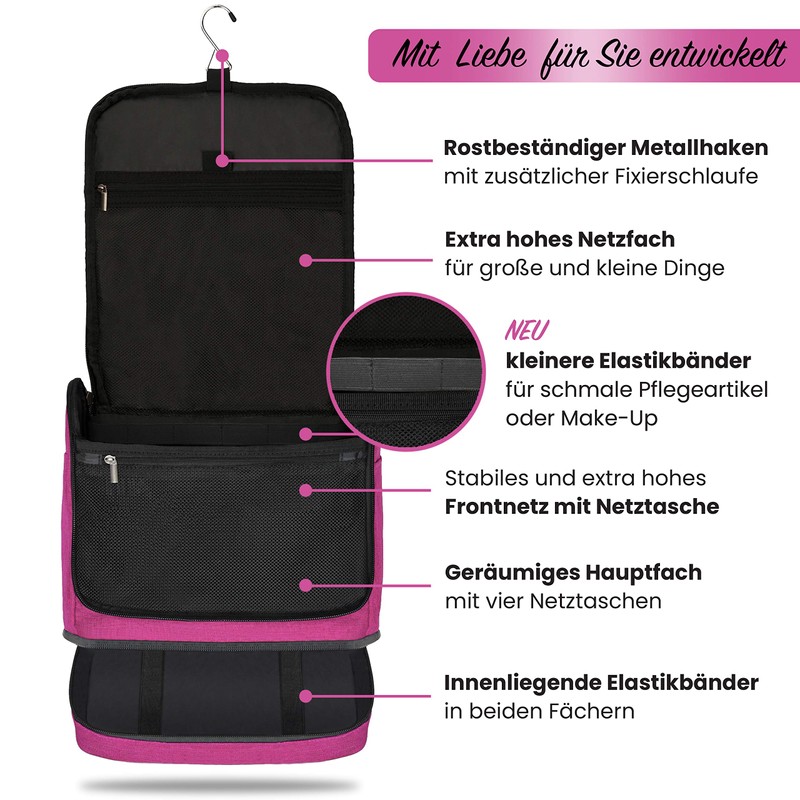 DELAWAY® XXL toiletry bag for hanging up - toiletry bag