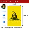 US Embroidered Dont Tread On Me Garden Flag Double Sided