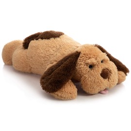 BEJOY Large Puppy Stuffed Animal Big Puppy Dog Plush Soft Plush Dog Pillow for Girls and Kids 31 inch Tan