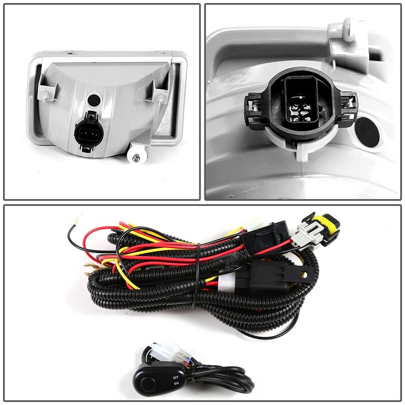 DNA MOTORING FL-ZTL-802-CH Fog Light With Switch Driver & Passenger