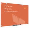 TSJ OFFICE Glass Dry-Erase Board - 36 x 24 Inches