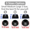 IiEXCEL for Beat Solo Buds Memory Foam Tips, Replacement S/M/L