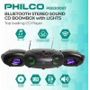 Philco Portable Bluetooth Boombox CD Player with AM/FM Radio and