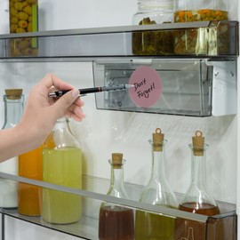 1200pcs Transparent Sticky Notes Round Clear Sticky Notes Writable and Repositionable Tabs for Annotating Books Highlighting Pages Bible Journaling Accessories Office