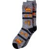 Legendary Whitetails - Calcetines de caza para hombre, color gris