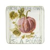 Certified International Autumn Harvest Set Square Canape/Luncheon Plates, Set of