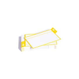 PATboard Scrum Board and Kanban Board - 16 Task Cards - Sticky Notes with Nanocups® for Glass - Yellow