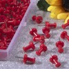 VAPKER Push Pins Tacks 120Pcs DarkRed Thumb Tacks Larger Size