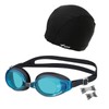 VIEW Swimming Goggle Set, Made in Japan, Goggle, Cap, Nose