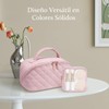 Bolsa de Maquillaje de Viaje, Neceser de Maquillaje para Mujer,