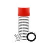 1 Airtite Coin Holder Storage Container & 20 Black Ring