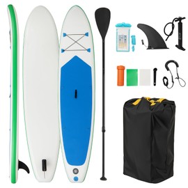 SPORFIT Inflatable Stand Up Paddle Board, 11’/10’x30” Wide Stable SUP Paddleboard with Premium Accessories, Non-Slip Comfort Deck for Adults & Youth of All Skill Levels (Sky Blue, 11 FT)
