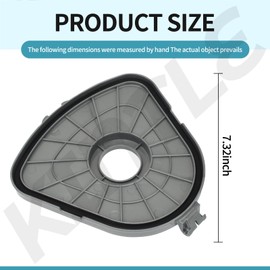 Vacuum Dust Bucket Cover for Shark Navigator Lift Away Vacuum Models NV350 NV351 NV352 NV356E S2 NV360 NV355 NV356 NV357 NV358 NV353, Replace 115FFJ Vacuum Accessories