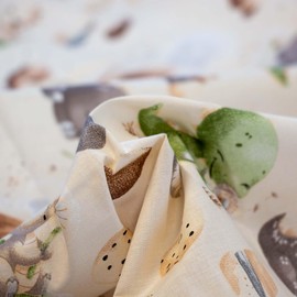 DreamRoots Children's Motifs Cotton Fabric Sold by the Metre Children Fabrics for Sewing Sold by the Metre Upholstery Fabric Canvas Fabric 160 cm x 2 m