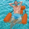 Inflatable Floating Row Backrest Inflatable Floating Bed Durable Portable Water