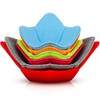 6 Pieces Multi Color Microwave Safe Bowl Huggers Microwave Plate Holder Hot Bowl Holder Microwave Safe Bowl Holder Protect Your Hands from Hot Dishes for Heating Soup
