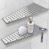 mivndeeopu 12" Corner Shower Shelf 2-Pcs, Rustproof 304 Stainless Steel