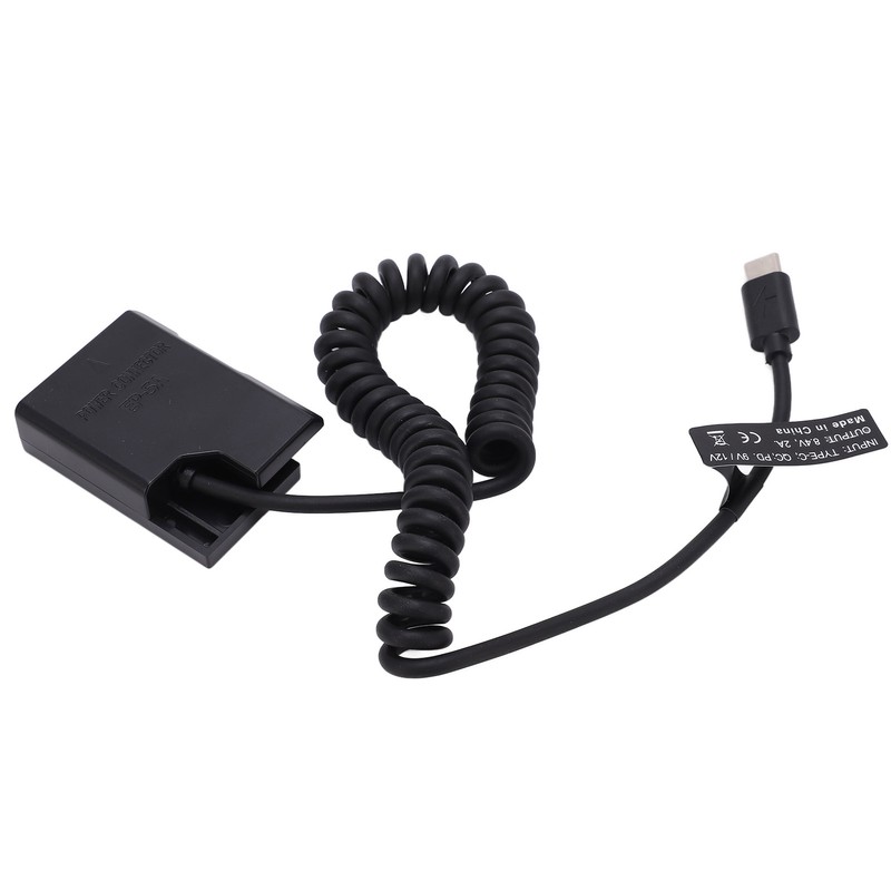 Type C Power Adapter DC Coupler ENEL14 Full Decoding Dummy