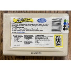 Cottonelle SCOTT Moist Wipes Pop-up Refill 51 Discontinued Collector Sealed Prop - Almond