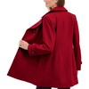 Classic Double Breasted Wool Coat Red