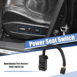 X AUTOHAUX Front Left Driver Side Power Seat Switch for Ford F-150 F-250 1997-2009 for Ford Explorer 1992-2002 for Ford F650 2001-2007 F65Z-14A701-AA