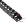 1m R18 Cable Drag Chain Black Nylon Wire Carrier CNC