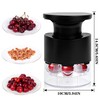 JMBTLUS Cherry Pitter, 7-Hole Long Plunger Push Button Cherry Core