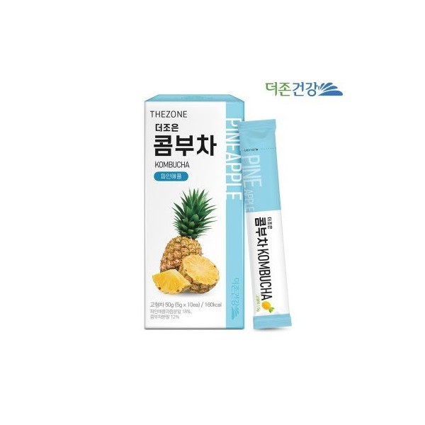 [On Sale][Ten by Ten] Douzone Health Deojoeun Kombucha Pineapple 10 sachets, 1 box / [온세일][텐바이텐] 더존건강 더조은 콤부차 파인애플 10포 1박스