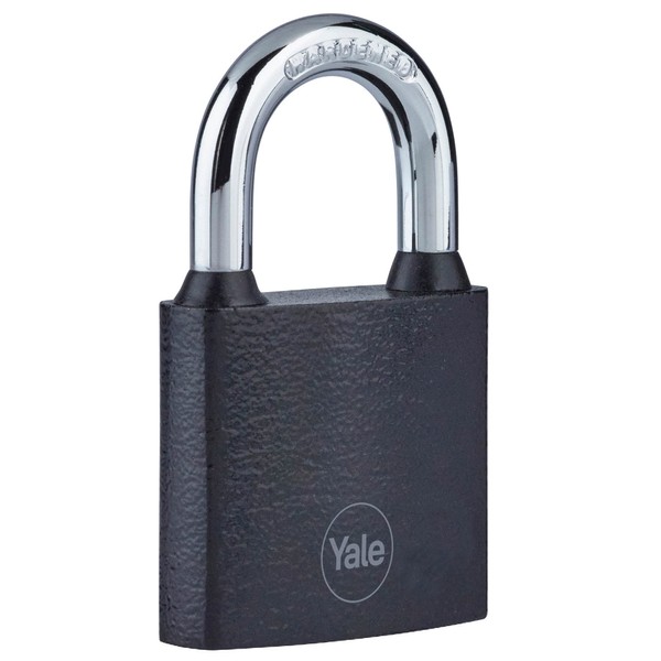 Yale - Y111B/38/116/1 Eisenpacklockschwarz 38 mm - Häfenstahlhäfen - Innengebrauch