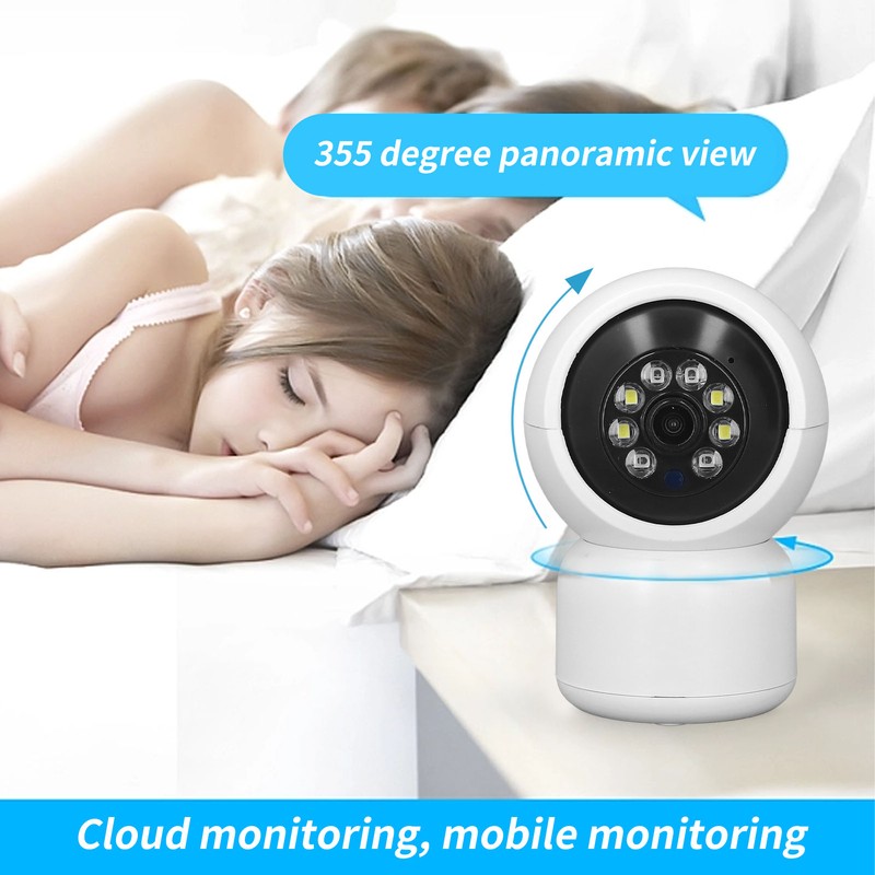 Security Camera WiFi Indoor 2 Way Audio Infrared Night Vision