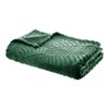 Atmosphera Leaf Relief Bedspread, Green, 125 x 150 cm
