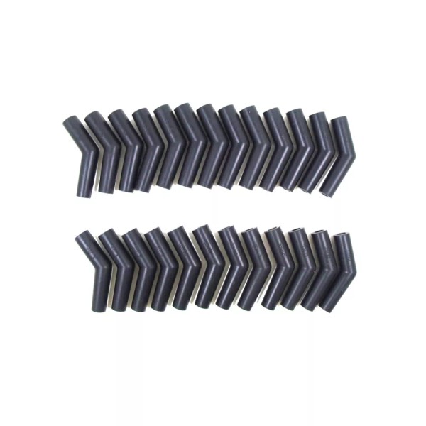 TAYLOR/VERTEX 135-Deg Spark Plug Boots 25pk Black Silicone