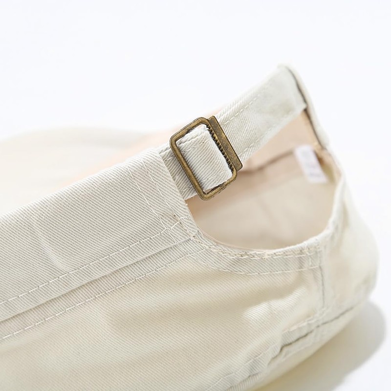 2 Pcs Mens Womens Beige Cadet Army Cap Military Hat