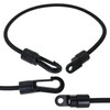 LUORNG 2pcs 12 Inches Elastic Rope Bungee Cord Rod Strap