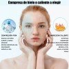 Masaje Facial Con Bola De Hielo Y Tratamiento Para Ojos
