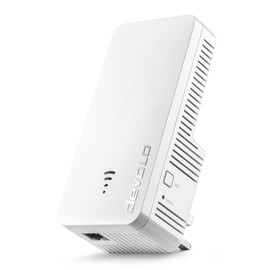 devolo WiFi 6 Repeater 3000, WiFi booster - up to 3000 Mbps, Mesh WiFi 6 adapter, 1x Gigabit LAN, WiFi Access Point, WiFi Repeater, WiFi for home, white