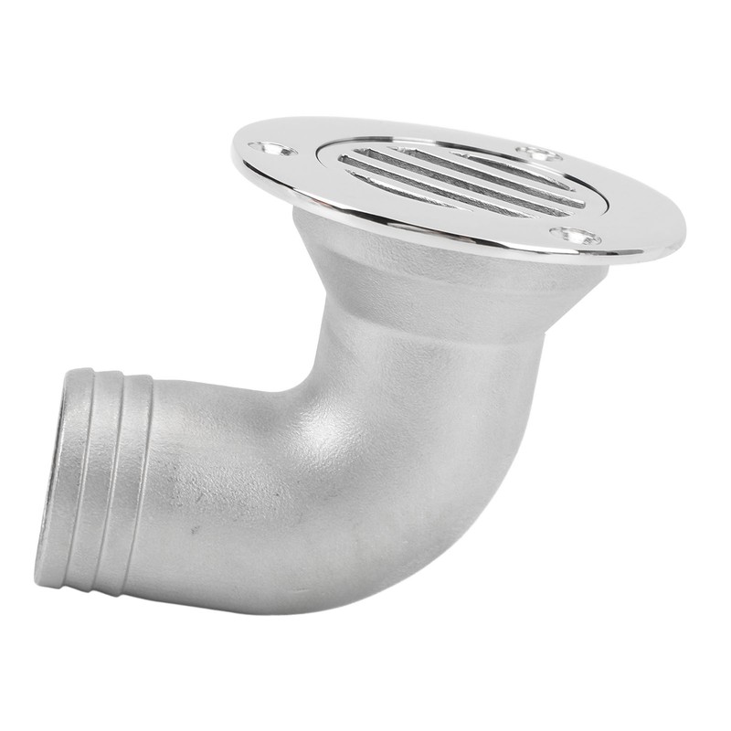 Boat Deck Drain 90 Degree Elbow 316 Stainless Steel Split