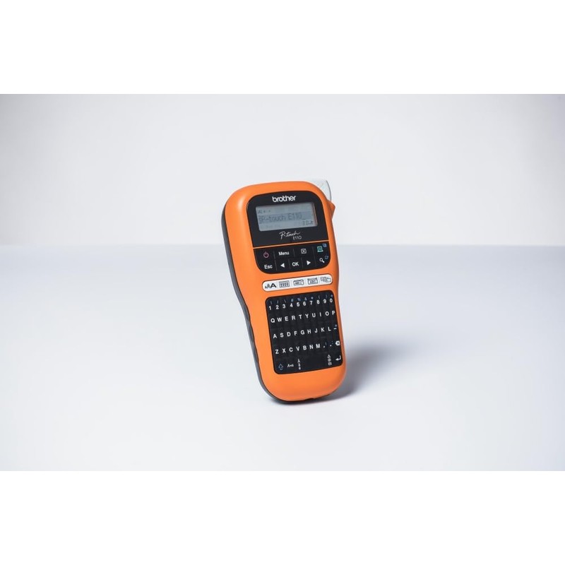 Brother PT-E110 Label Maker, P-Touch Electrician Label Printer, Handheld, QWERTY